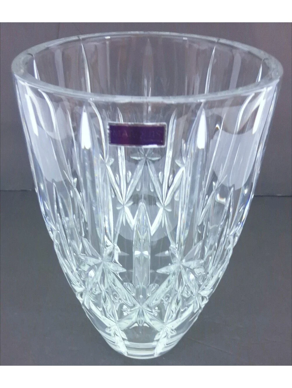 SPARKLE Crystal Vase 23cm/9in Marquis by WATERFORD Made In Germany 6609118240019